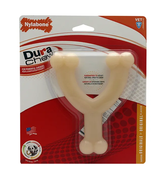 Durachew Wishbone Original Flavor Dog Toy Regular