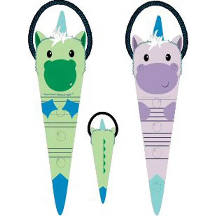 Reversible Tuggerz Unicorn/dragon Toy Green Xlarge