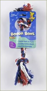 Booda 2 Knot Rope Bone Multicolor X-small