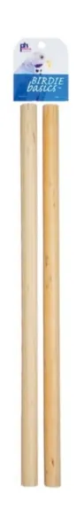 Birdie Basics Wood Perch 2pk 3/4" X 17"