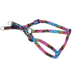 Comfort Wrap® Adjustable Dog Harness, Wildflower, 3/8" X 08"-14"
