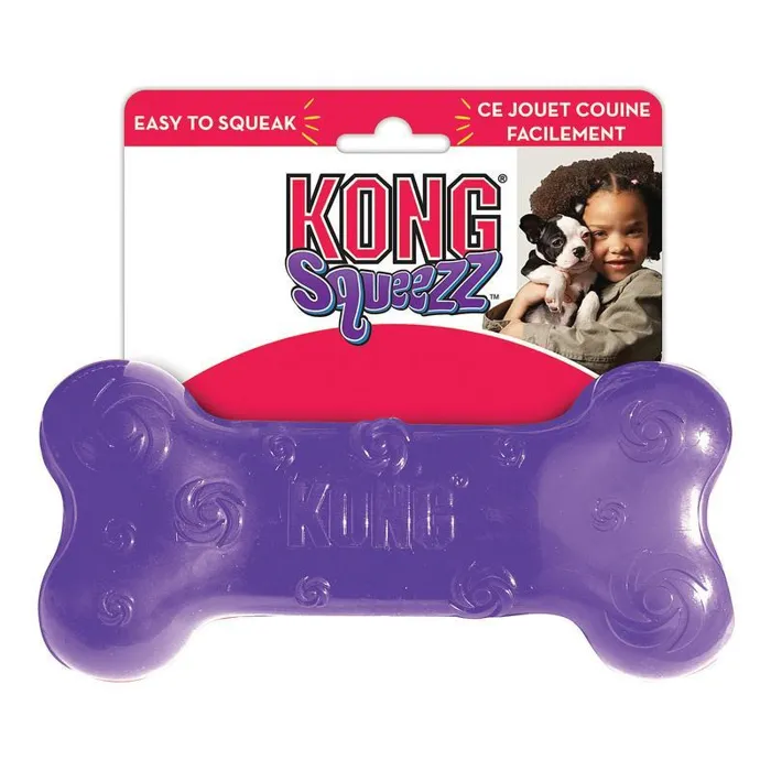 Squeezz Bone Dog Toy Large