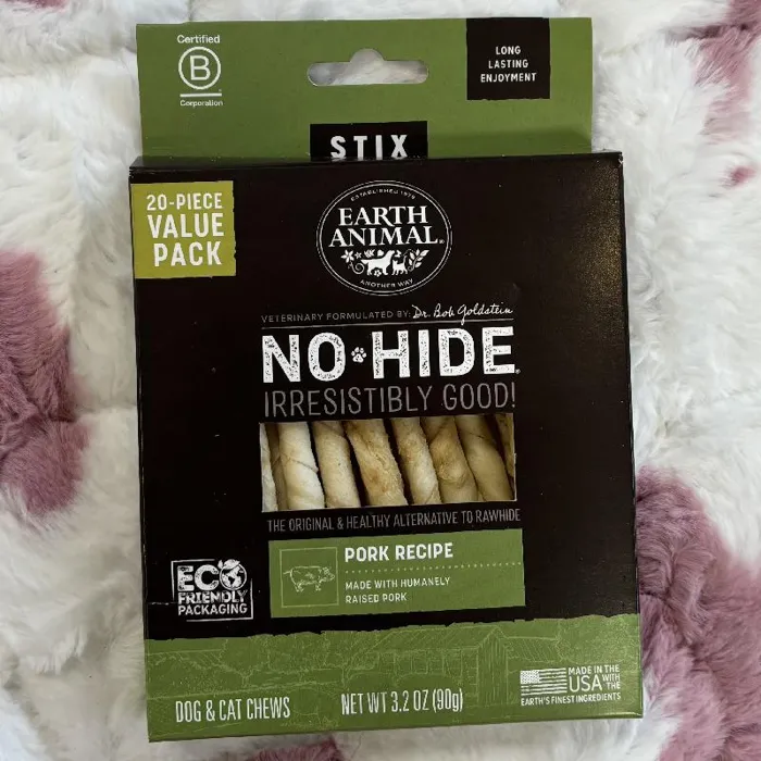 Earth Animal No Hide Pork Stix Value 20-pk
