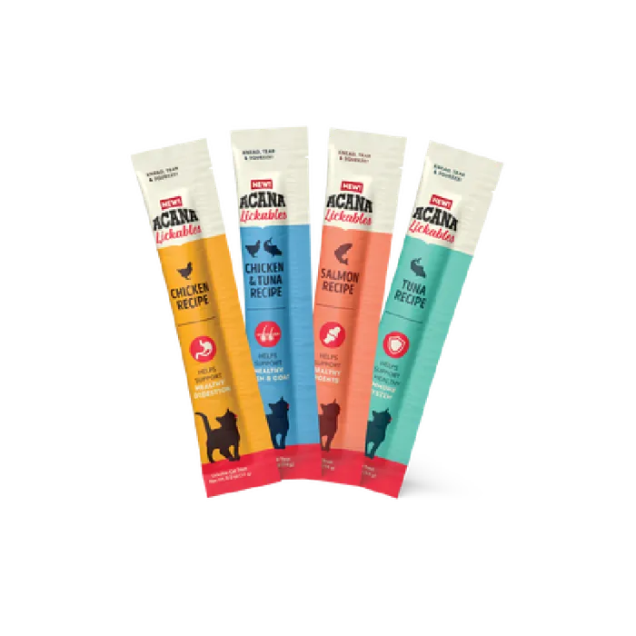 Acana Cat Lickables Variety Pack 8ct Treat 4oz 8/cs 6cs=mc