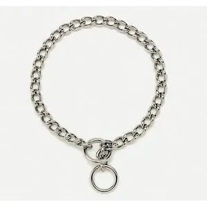 Chain Training Dog Collar, Chrome, 2.0 Mm X 16"