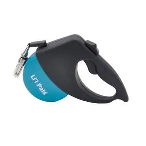 Retractable Leash With Alligator Snap, Teal, 12' - Up to 16 Lbs