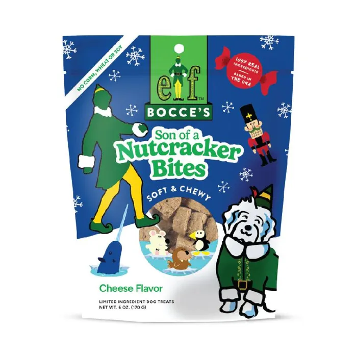Bocce's Holiday Soft & Chewy Nutcracker Bites 6oz Bag