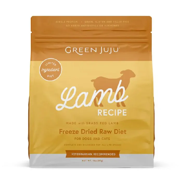 Green Juju FD LID Lamb Dog Food 14-oz
