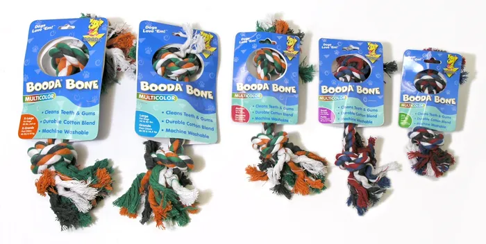 Booda 2 Knot Rope Bone Multicolor Colossal