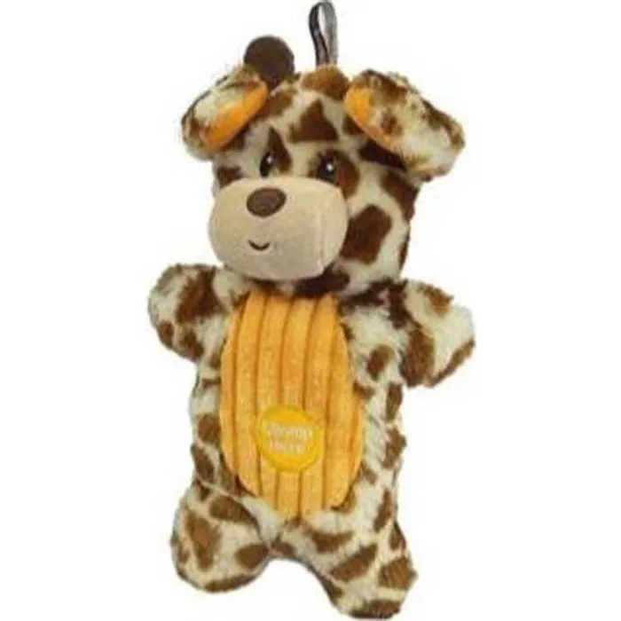 Peek-a-bud Giraffe Dog Toy Multi Med/9 Inch