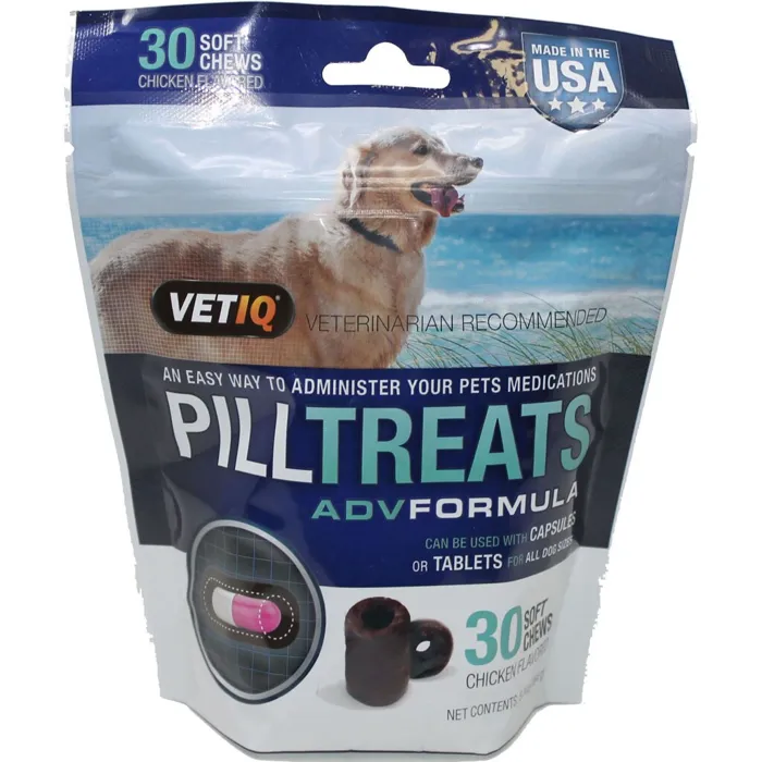 Vetiq Pill Treat Chicken Soft Chews 5.8oz