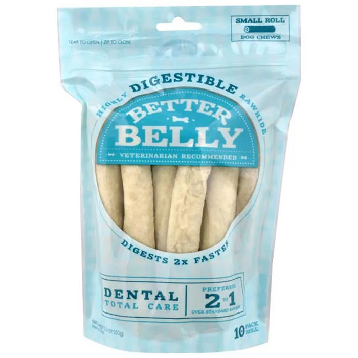 Dingo Better Belly Dental Rolls Small/10 Pack;