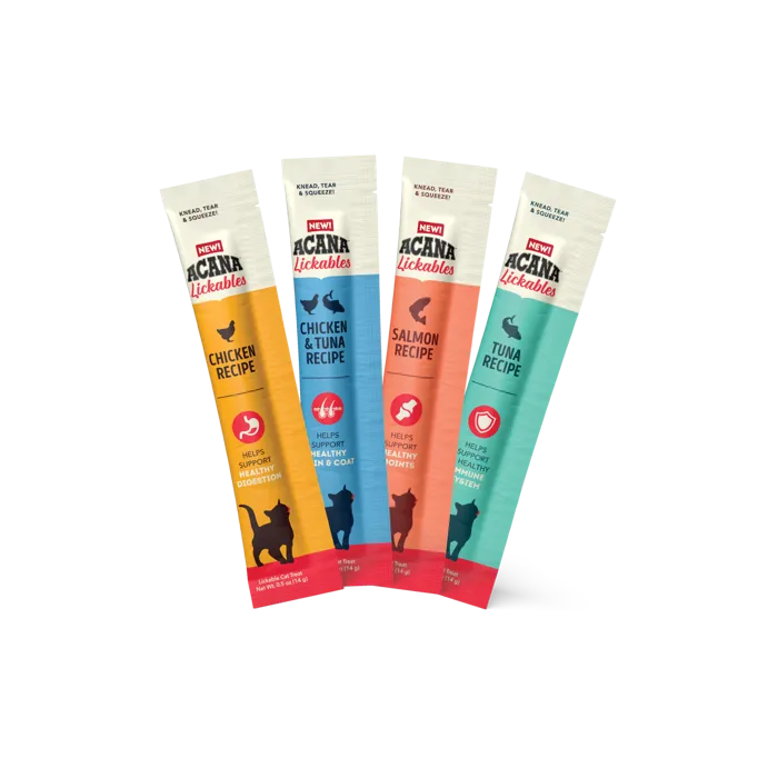 Acana Cat Lickables Variety Pack 8ct Treat 4oz 8/cs 6cs=mc