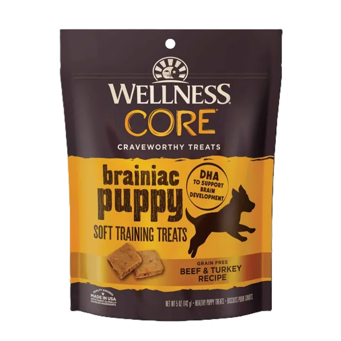 Wellness Core Puppy Brainiac Treat Beef/Turk 5oz