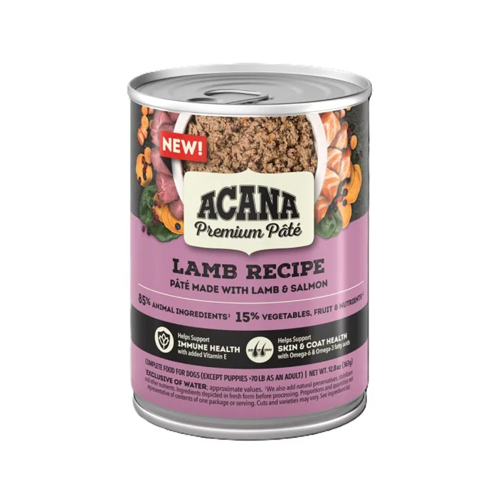 Acana Dog Can Premium Pate Lamb Recipe 12.8-oz