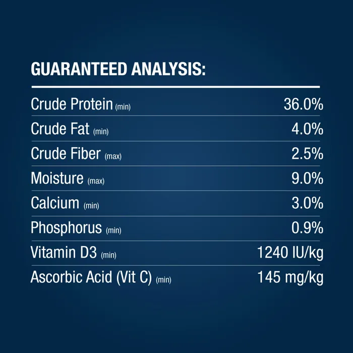 Tetra ReptoMin Floating Food Sticks guaranteed analysis