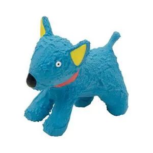 4" Latex Blue Dog Toy, Blue Dog, 4"