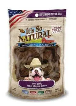 Loving Treat Beef Jerry Bone Shaped 4 Oz