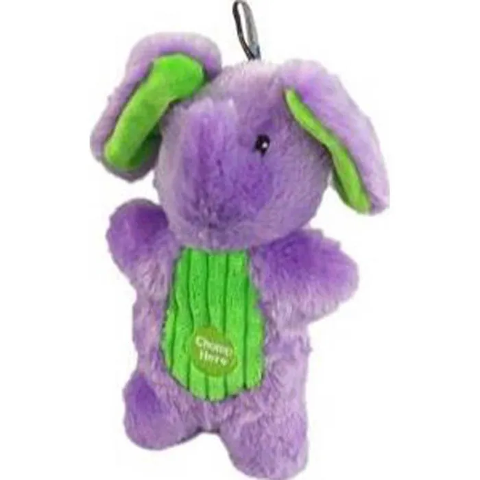 Peek-a-bud Elephant Dog Toy Purple Med/9 Inch