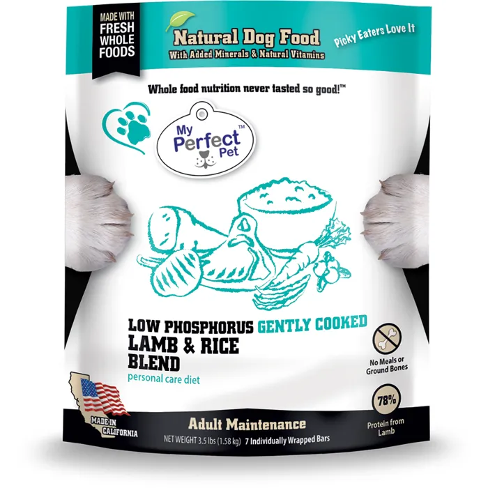 My Perfect Pet Dog Frzn Cook Low Phos Lamb 4-lb