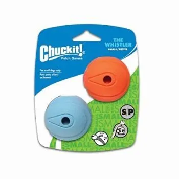 Canine Hardware Whistle Ball 2 Pack Small