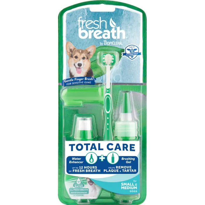 Tropiclean Fresh Breath Total Care Kit For Sml/med