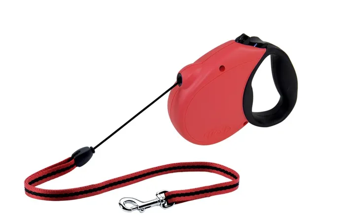 Flexi Freedom Lead Medium (up to 44 Lbs) 16'-red