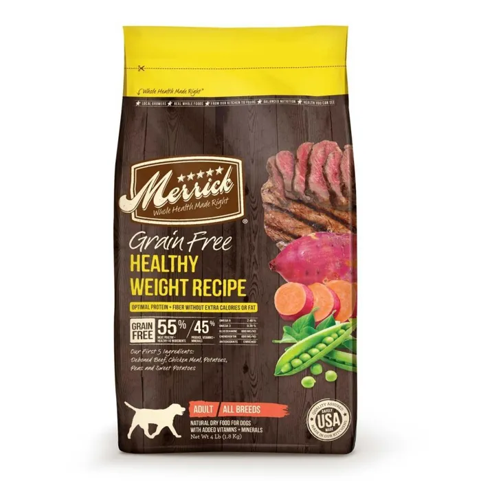 Grain Free Healthy Weight Recipe Dry Dog Food 25-lb