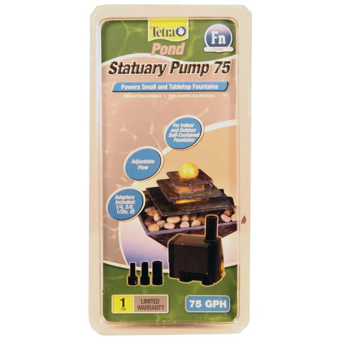 Tetra 75gph Fountain Pond Pump