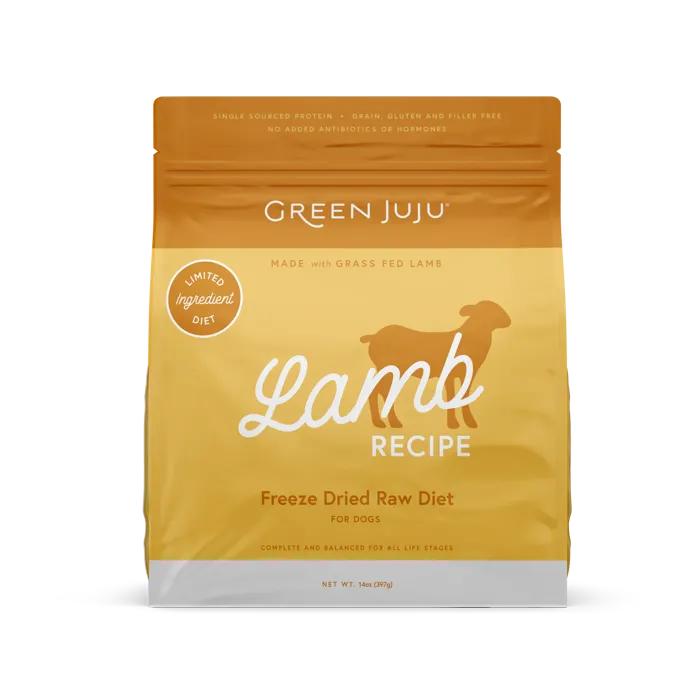 Green Juju FD LID Lamb Dog Food 14-oz