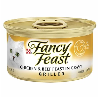 Fancy Feast Grilled Chicken/beef 24x3 Oz