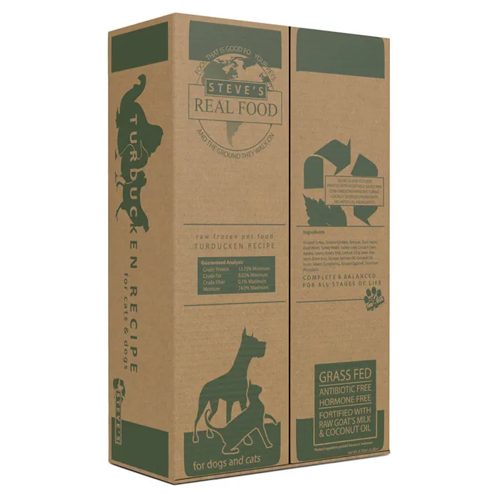 Steve's Dog Raw Frzn Turducken Nuggets 9.75-lb