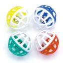 Assorted Ball Cat Toys, Lattice Balls, 1.5" (1 Pack)