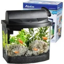 Aqueon Kit Mini Bow Front 1 Gallon Black