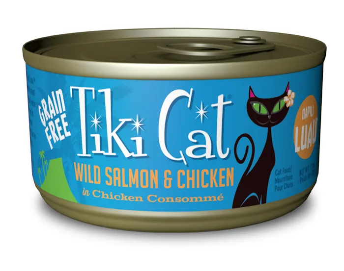 Tiki Cat Luau Wild Salmon Chicken 2.8oz