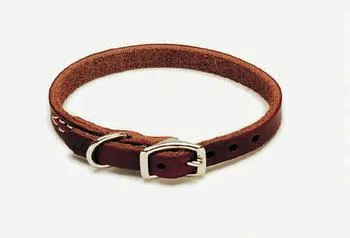 Latigo Leather Collar 1/2"x16"