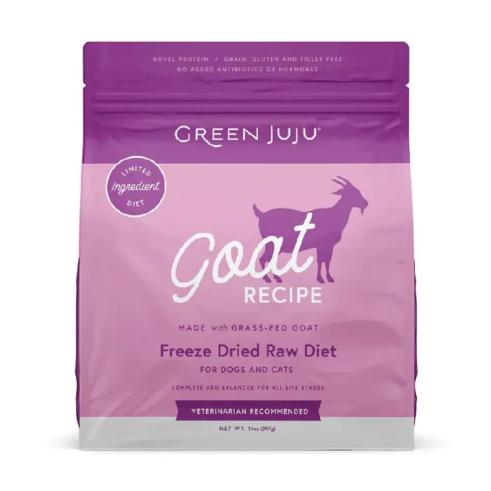 Green Juju Dog Freeze Dried Raw Goat 14-oz