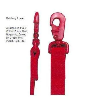 Nylon Lead 1"x4'-black