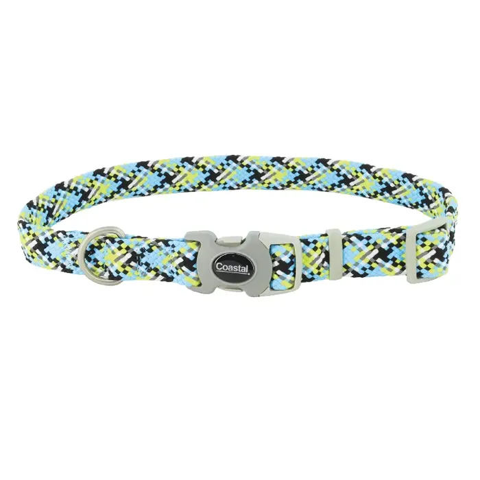 Pro Active Woven Reflective Collar Sky - 3/4"x12-18"