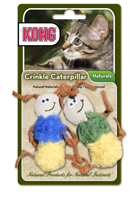 Kong Toy Naturals Crinkle Caterpillar