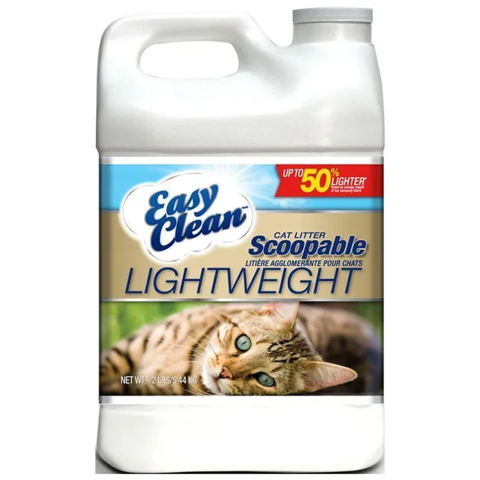 Easy Clean Lightweight Scoopable Cat Litter 12 Lb;