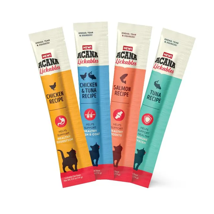 Acana Cat Lickables Variety Pack 8ct Treat 4oz 8/cs 6cs=mc