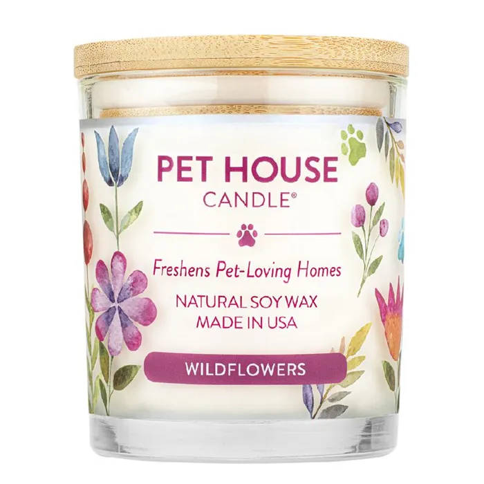Pet House Candle Wildflowers 9oz