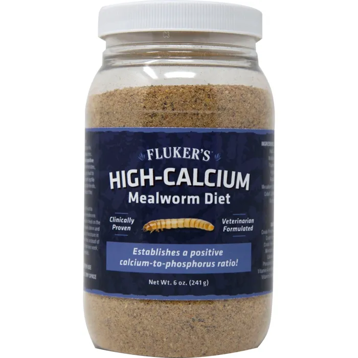 Fluker's Food Mealworm Hi Cal 6oz
