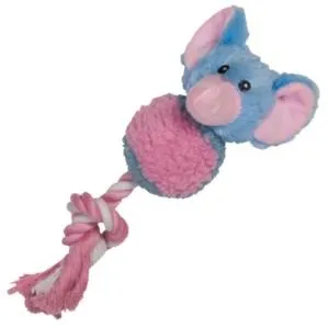 Chomper Puppy Plush Tennis Tug Assorted