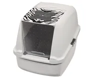 Catit Style White Tiger Cat Pan Large;
