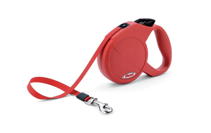 Flexi Lead Durabelt Medium Red 77 Lbs 16'