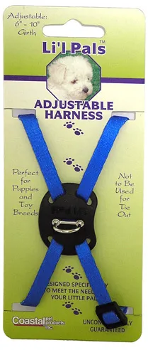 Li'l Pals Adj Collar Xx-small 5/16"x6-10" Blue