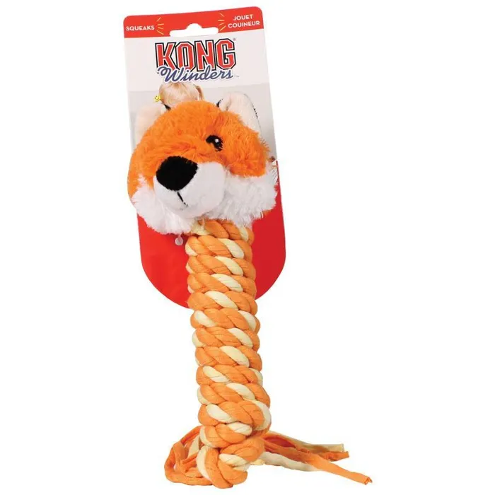 Kong Winder Fox Dog Toy Medium