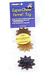 Super Chew Edible Ferret Toy 3 Pk
